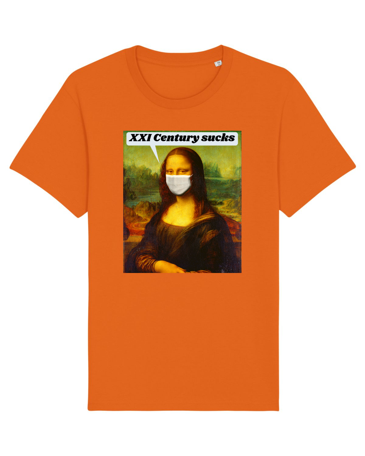 Tricou mânecă scurtă Unisex Rocker Bright Orange