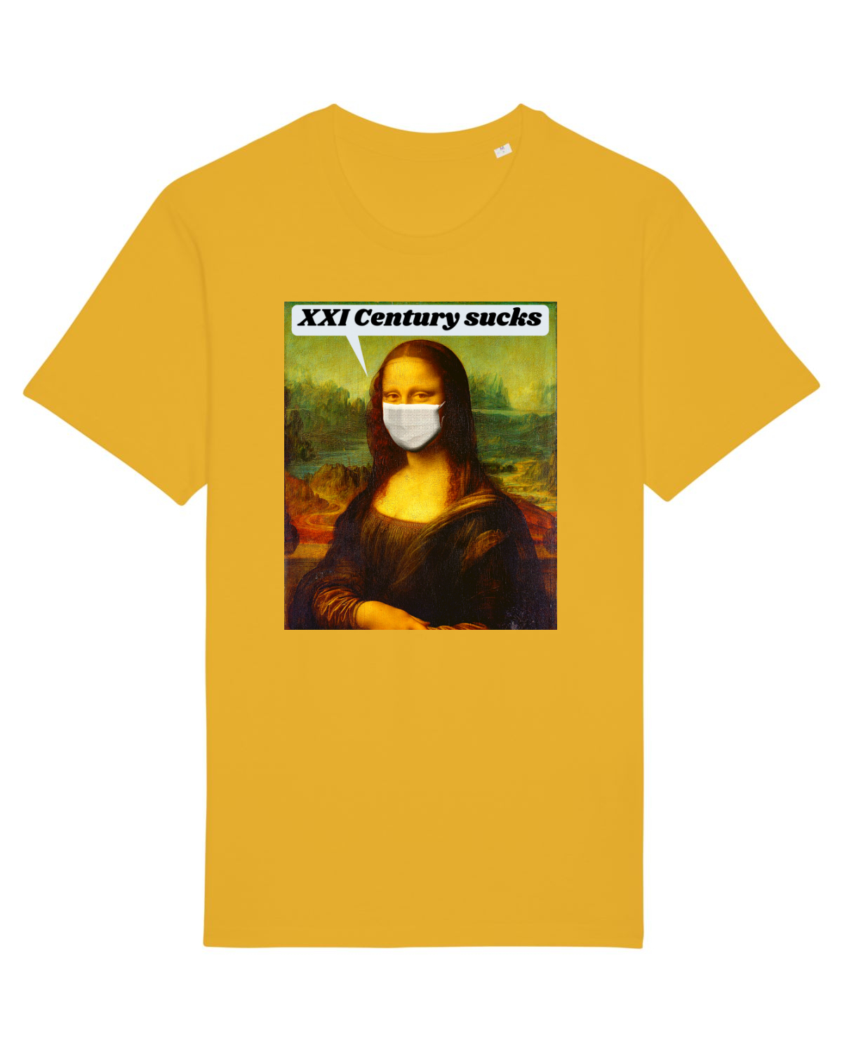 Tricou mânecă scurtă Unisex Rocker Spectra Yellow