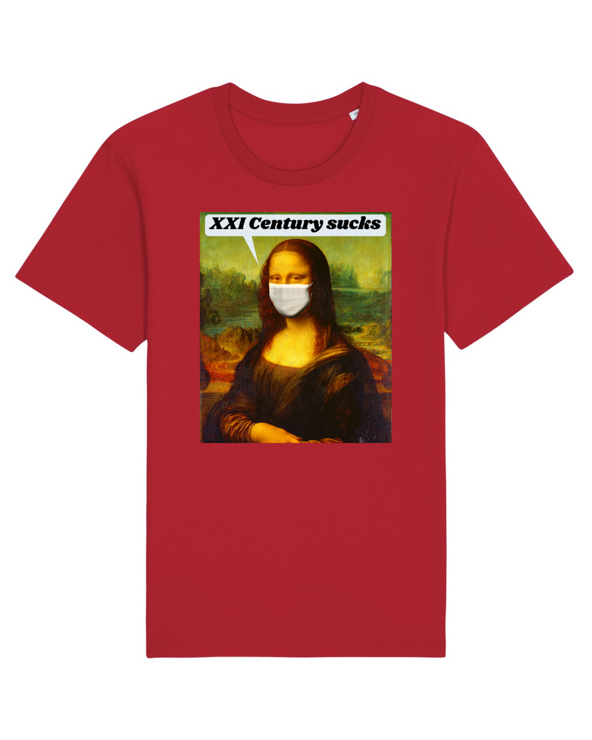Tricou mânecă scurtă Unisex Rocker Red