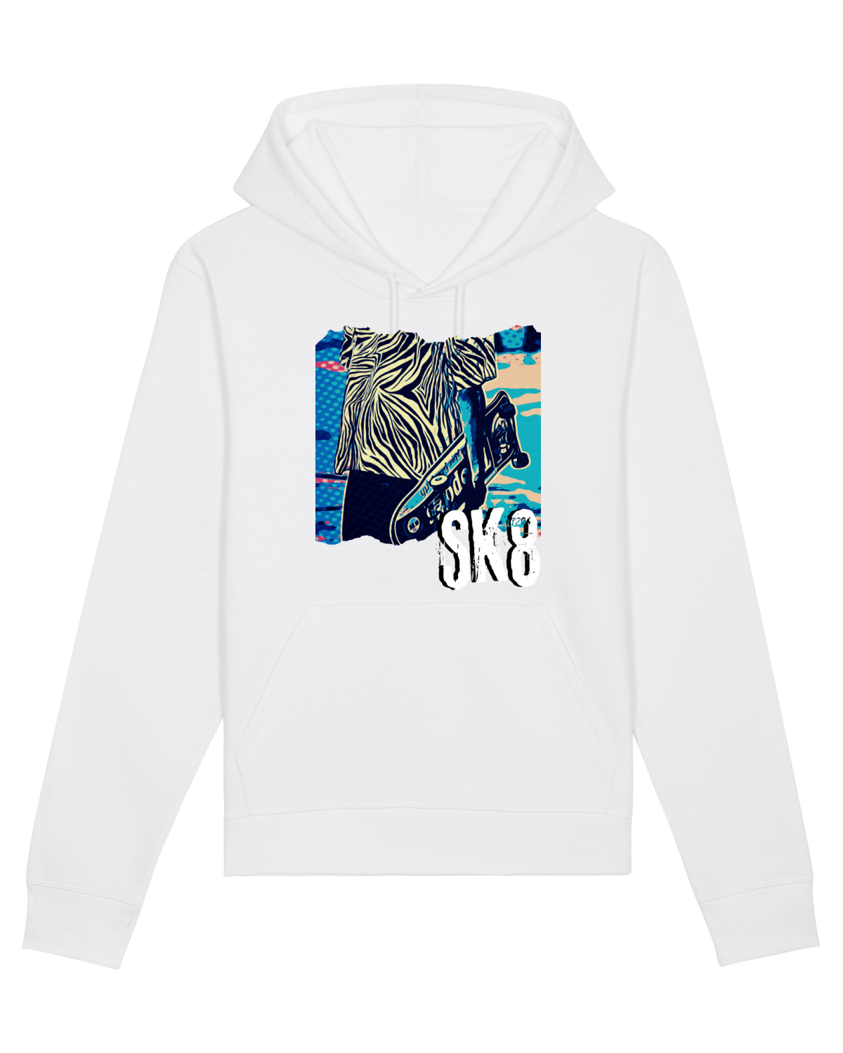Hanorac Unisex Drummer White