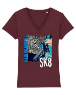 Cool Sk8 Tricou mânecă scurtă guler V Damă Evoker