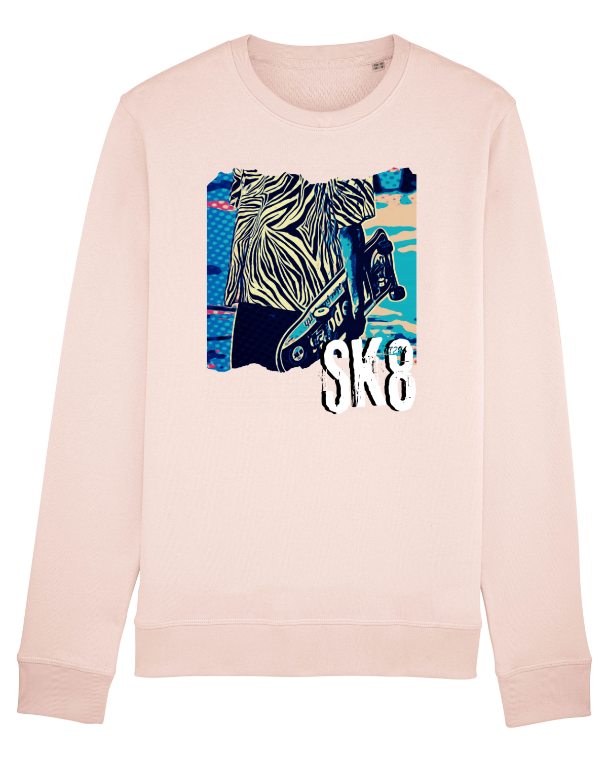 Bluză mânecă lungă Unisex Rise Candy Pink