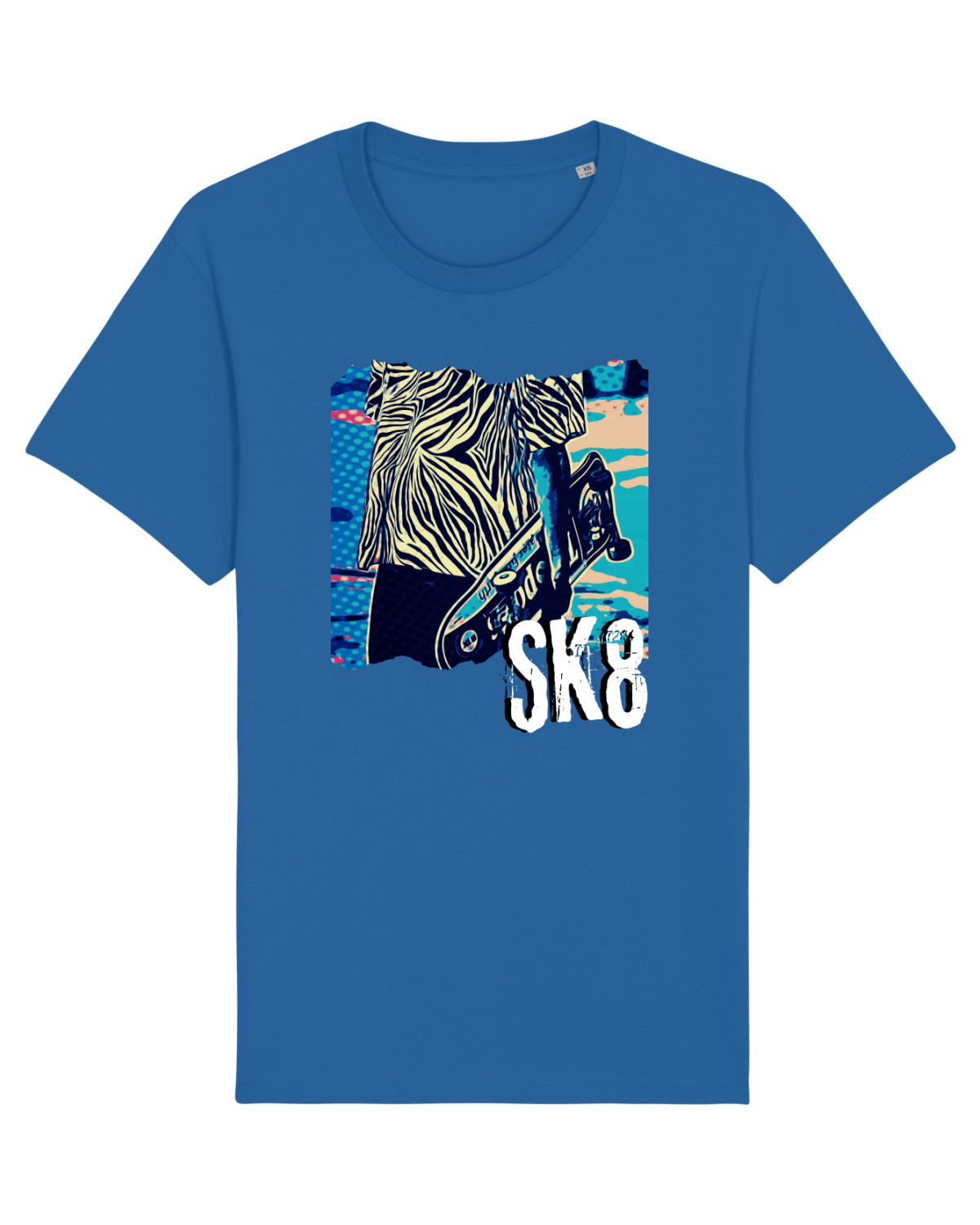 Tricou mânecă scurtă Unisex Rocker Royal Blue