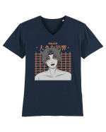 Okina Eikyo Tricou mânecă scurtă guler V Bărbat Presenter