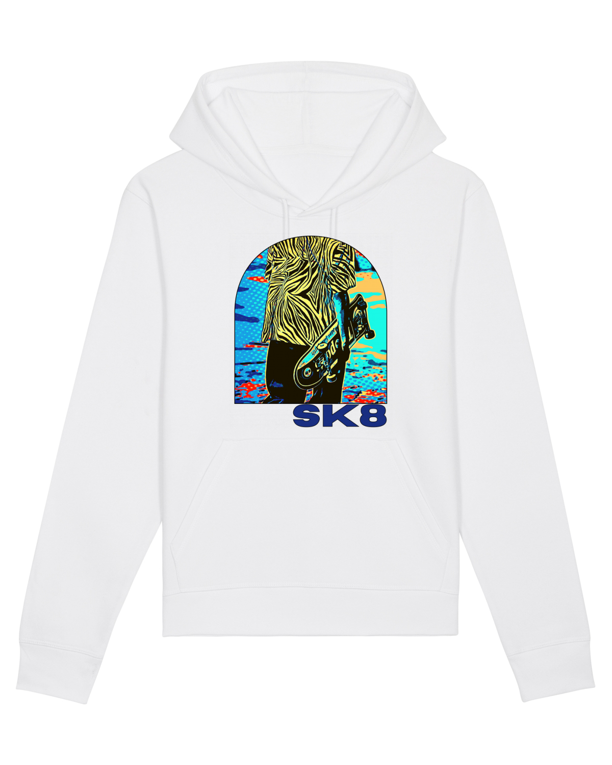 Hanorac Unisex Drummer White