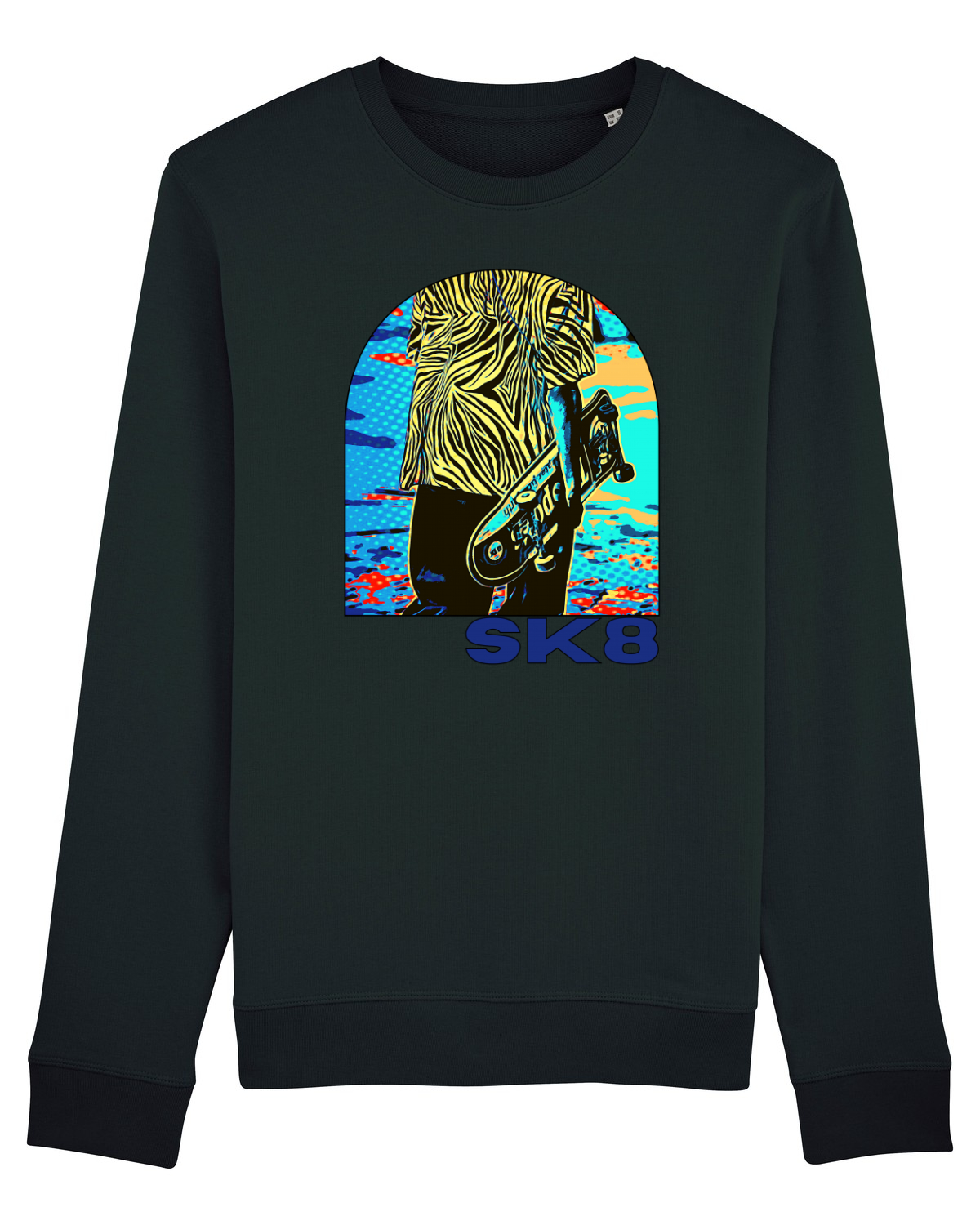 Bluză mânecă lungă Unisex Rise Black