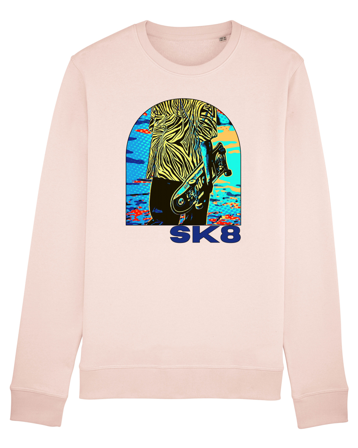Bluză mânecă lungă Unisex Rise Candy Pink