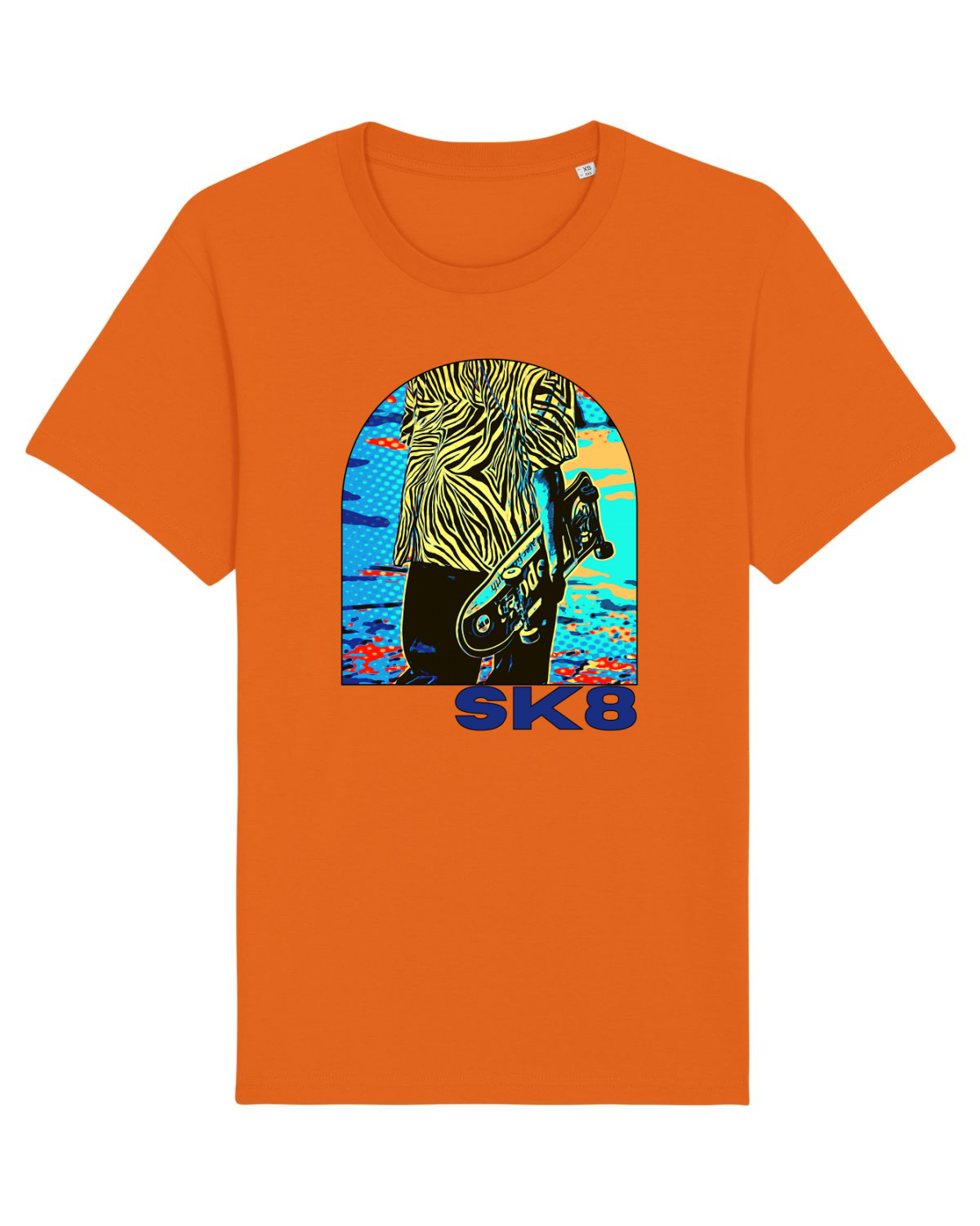 Tricou mânecă scurtă Unisex Rocker Bright Orange