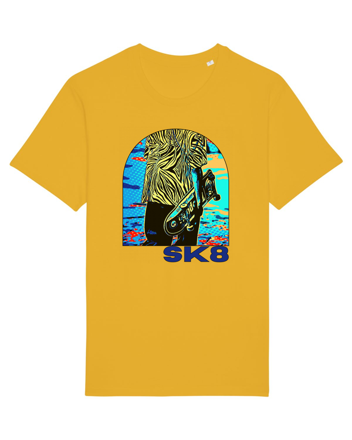 Tricou mânecă scurtă Unisex Rocker Spectra Yellow