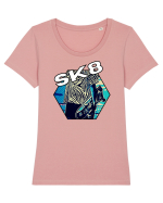 Cool Sk8 Tricou mânecă scurtă guler larg fitted Damă Expresser