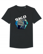 Cool Sk8 Tricou mânecă scurtă guler larg Bărbat Skater