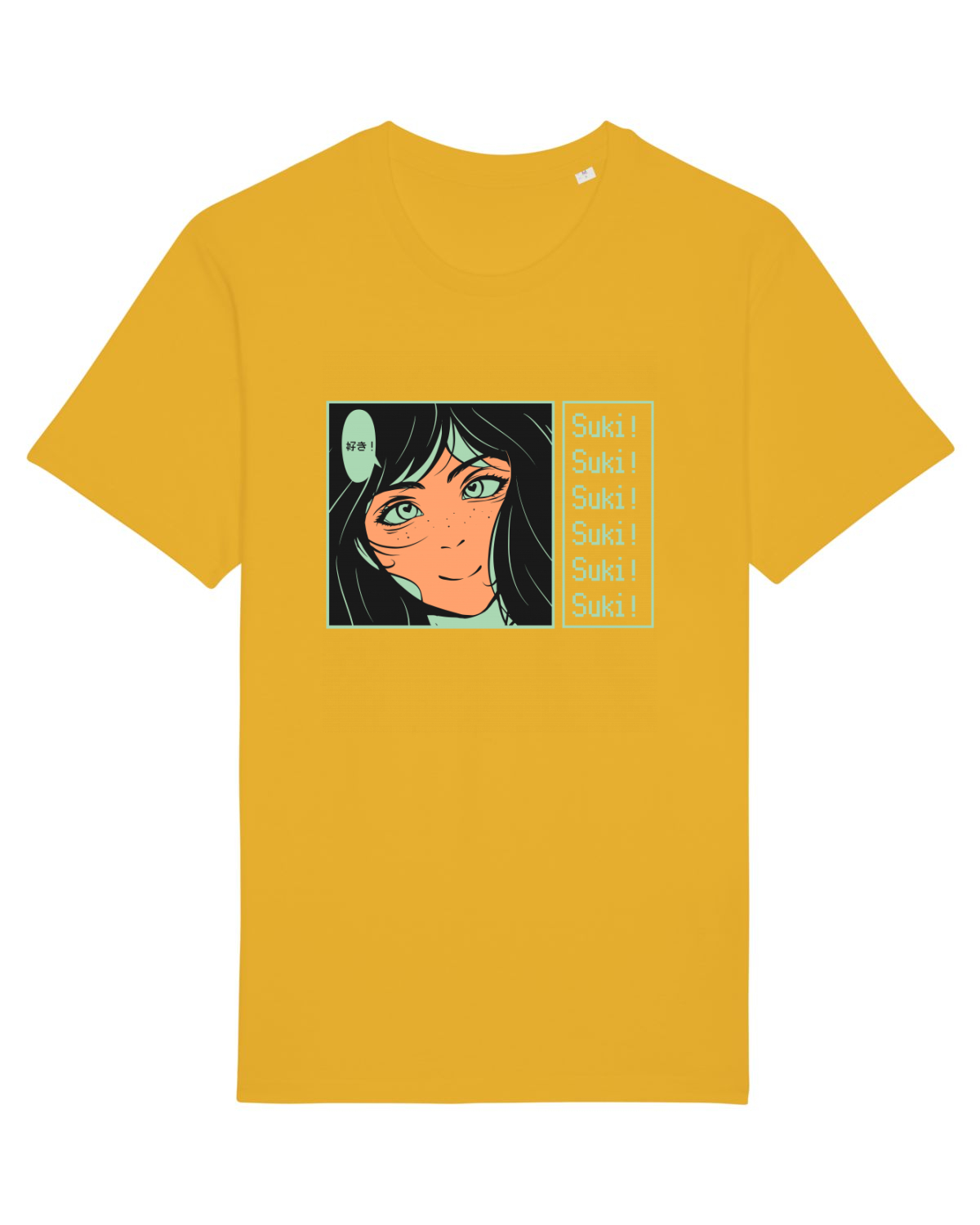 Tricou mânecă scurtă Unisex Rocker Spectra Yellow