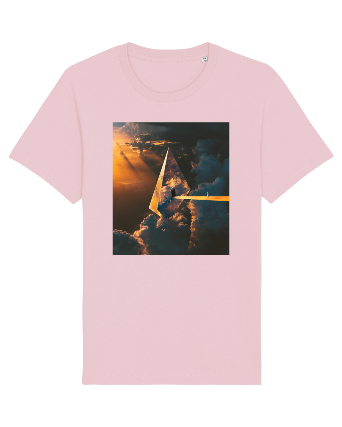Tricou mânecă scurtă Unisex Rocker Cotton Pink