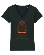 Barbecue Party Tricou mânecă scurtă guler V Damă Evoker