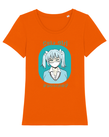 Cute Girl Bright Orange