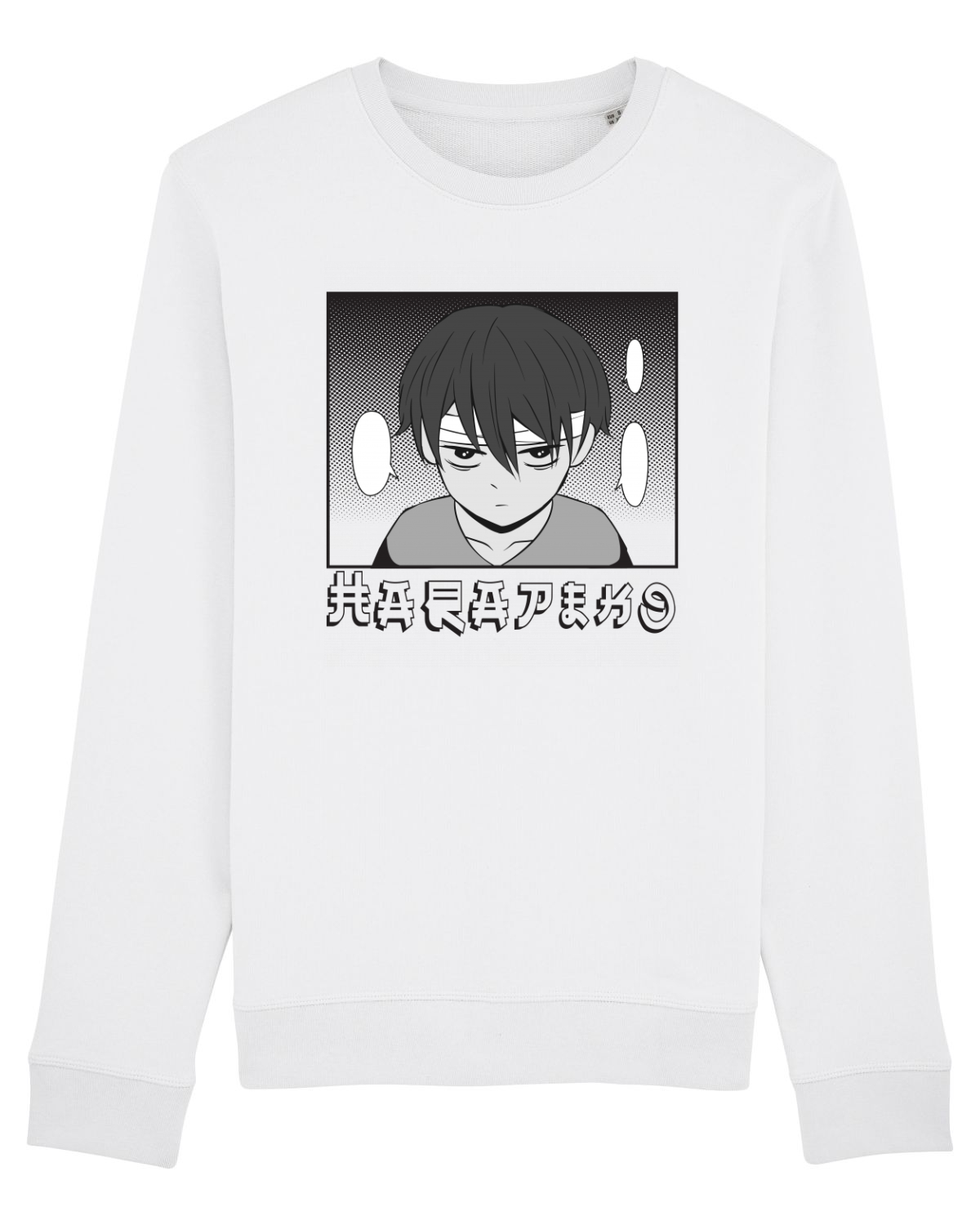 Bluză mânecă lungă Unisex Rise White