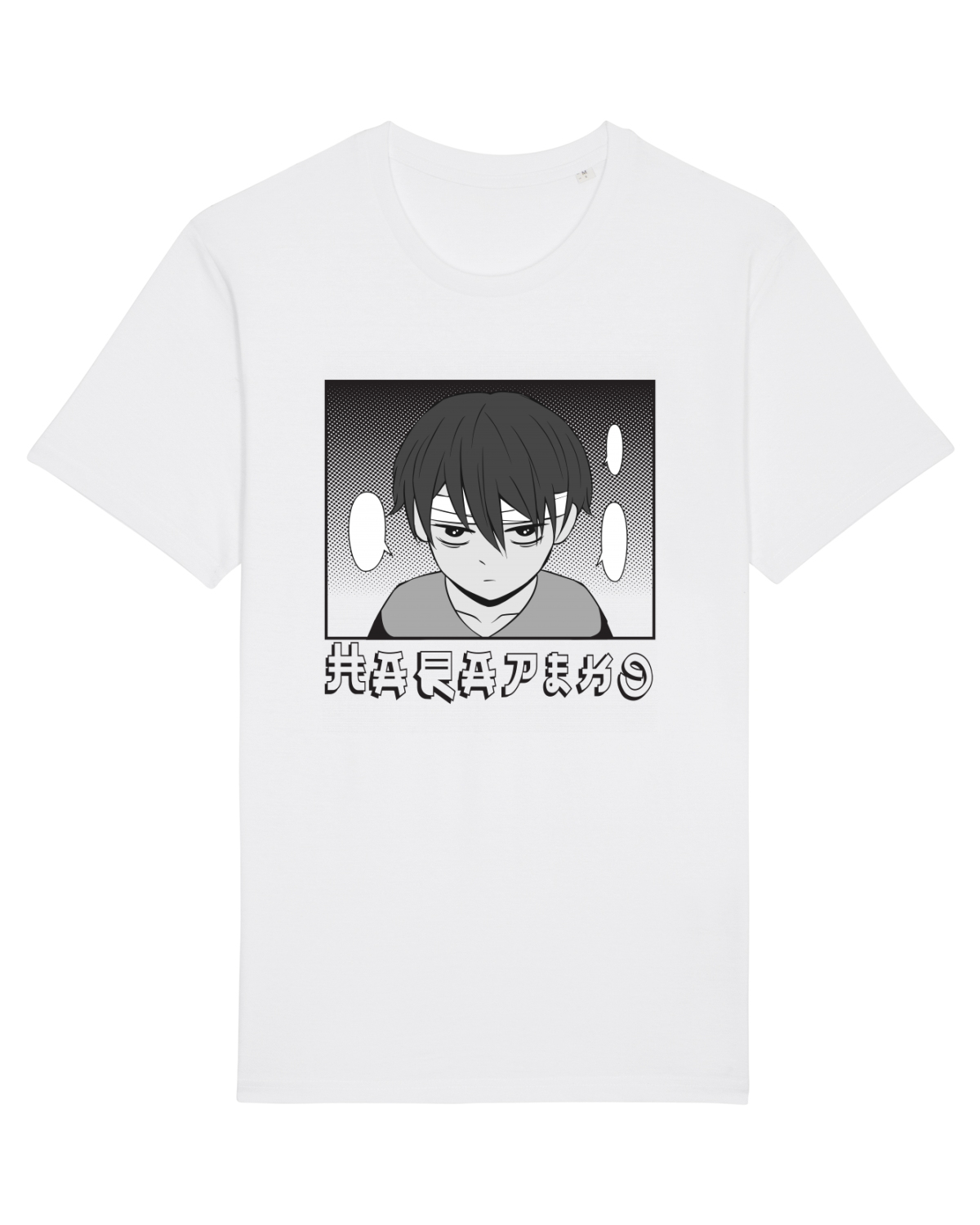 Tricou mânecă scurtă Unisex Rocker White