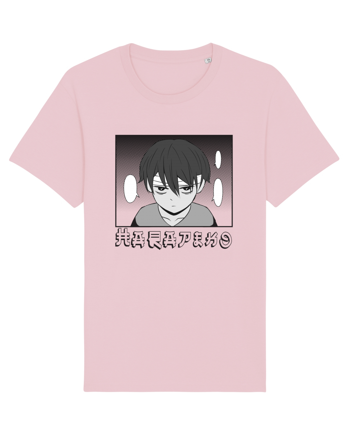 Tricou mânecă scurtă Unisex Rocker Cotton Pink