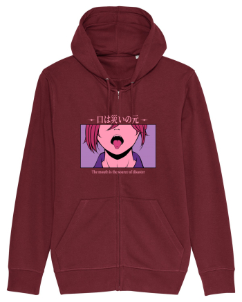 The Mouth is the Source of Disaster Burgundy
