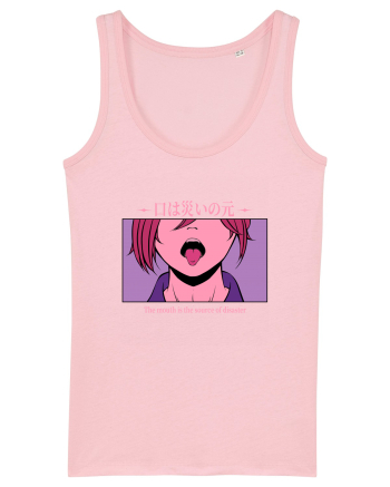 The Mouth is the Source of Disaster Cotton Pink