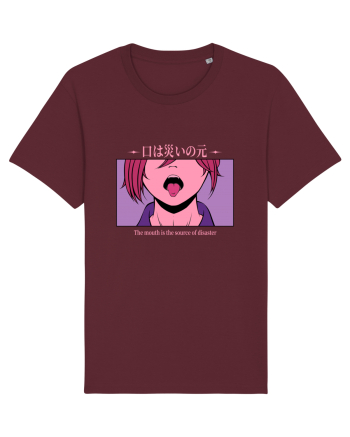 The Mouth is the Source of Disaster Burgundy