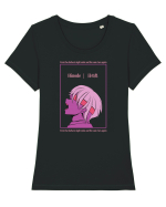 Hinode Tricou mânecă scurtă guler larg fitted Damă Expresser