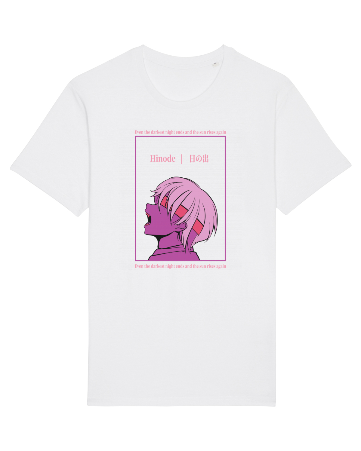 Tricou mânecă scurtă Unisex Rocker White
