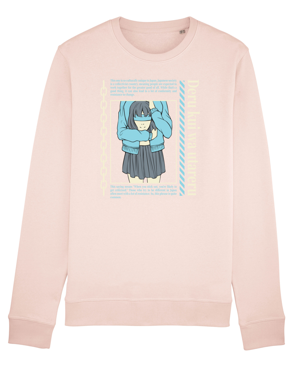 Bluză mânecă lungă Unisex Rise Candy Pink
