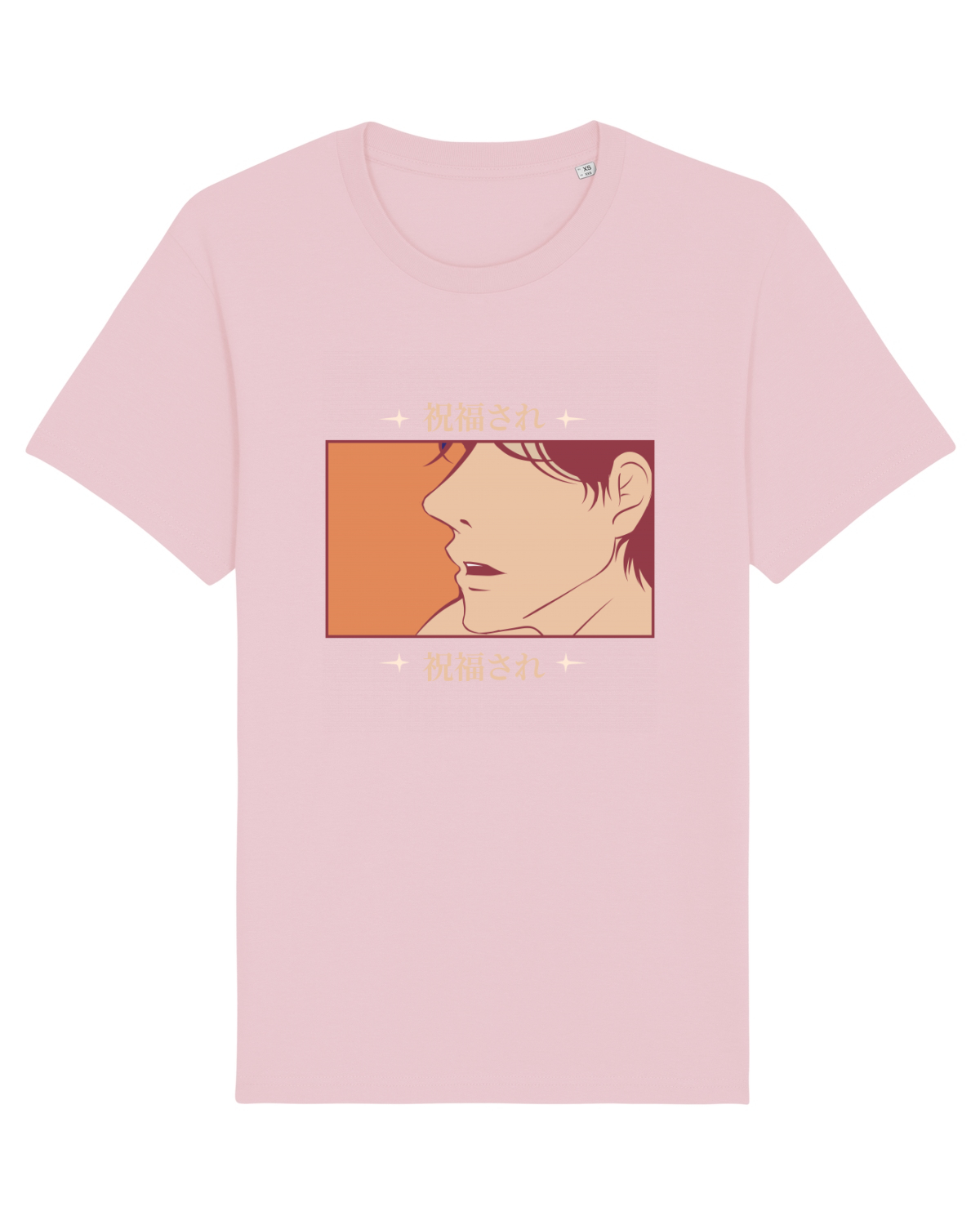 Tricou mânecă scurtă Unisex Rocker Cotton Pink