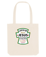 Catch Up With Jesus Sacoșă textilă