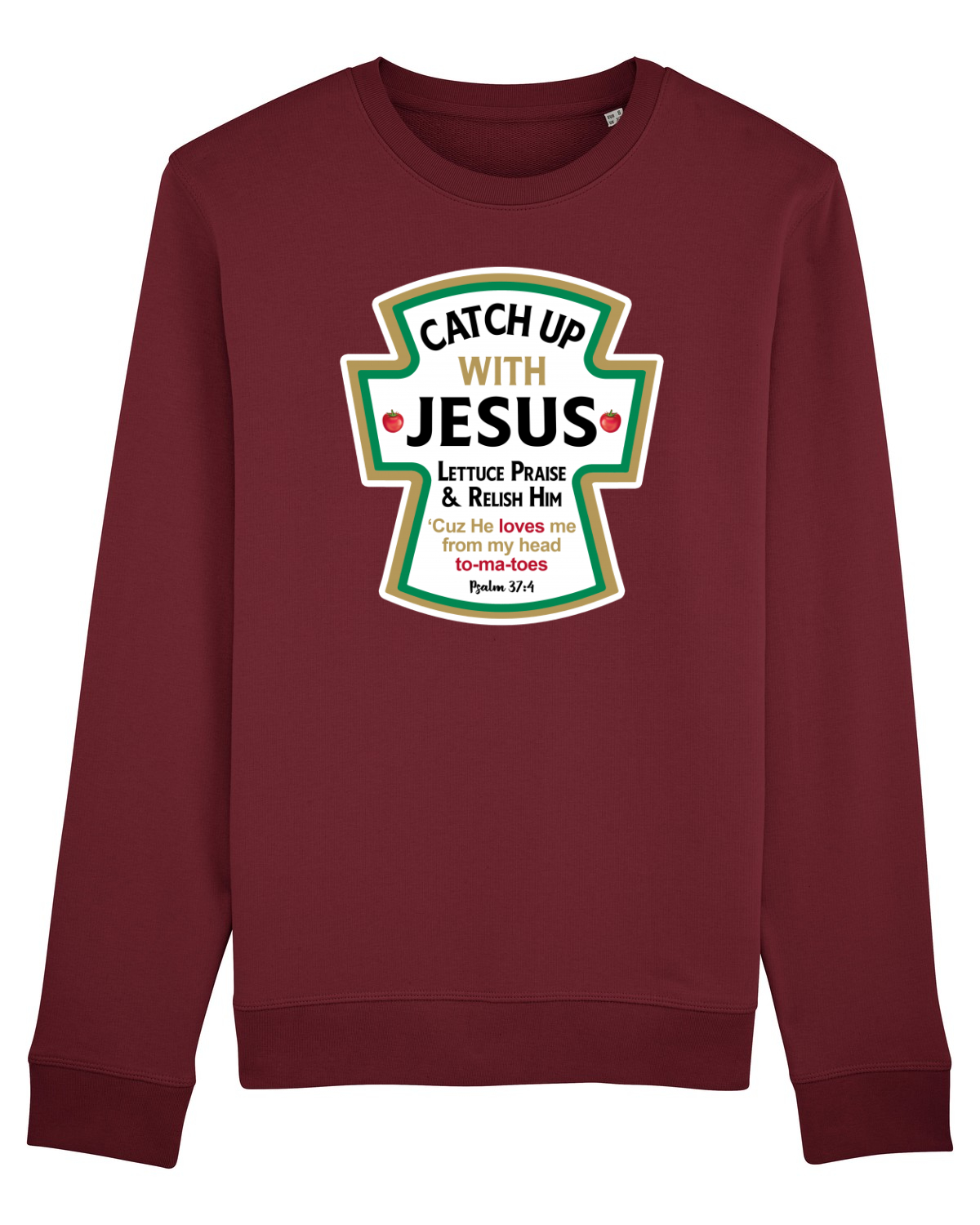 Bluză mânecă lungă Unisex Rise Burgundy