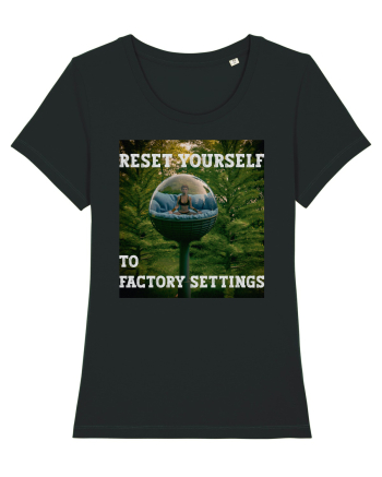 Reset yourself to factory settings Black