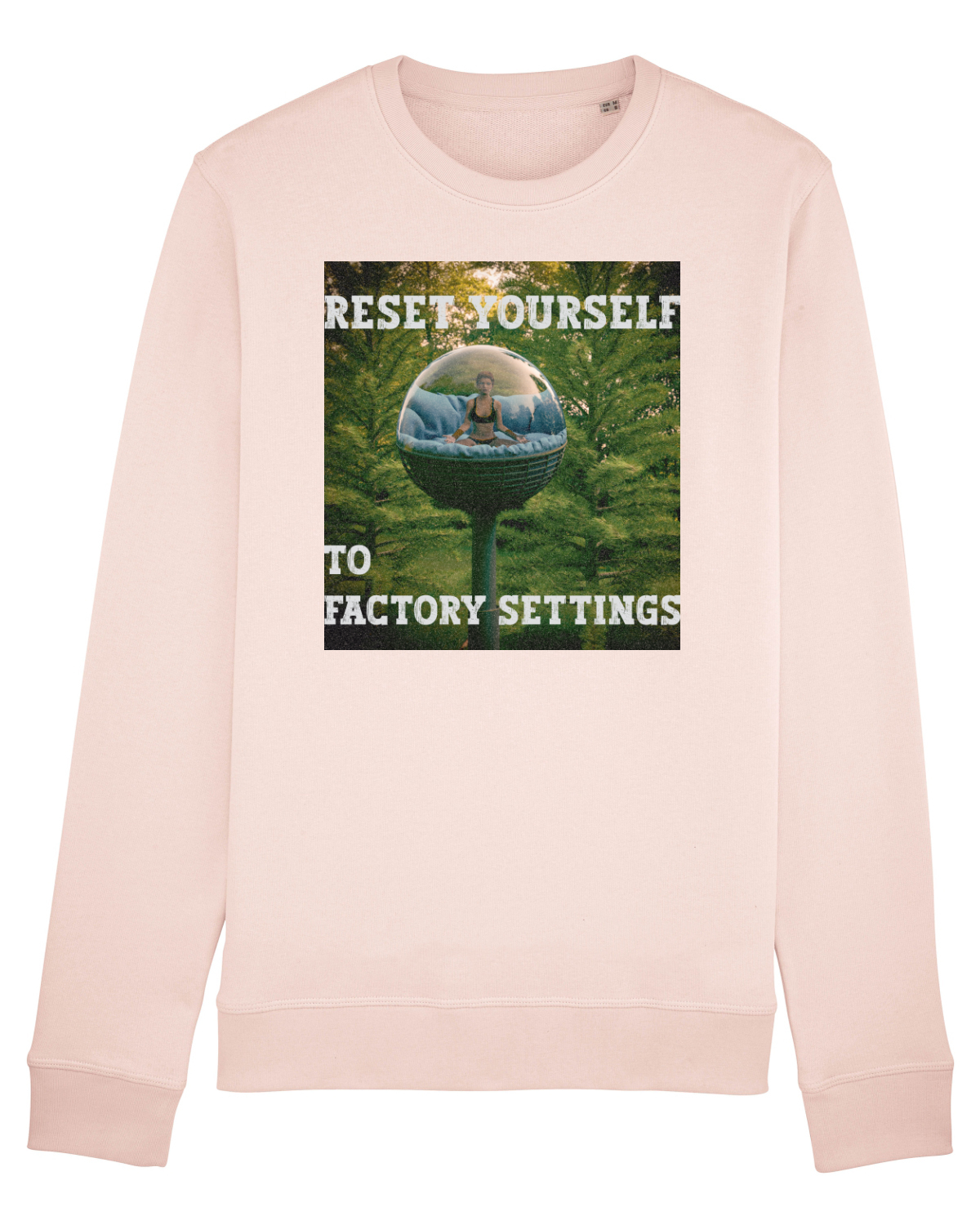 Bluză mânecă lungă Unisex Rise Candy Pink