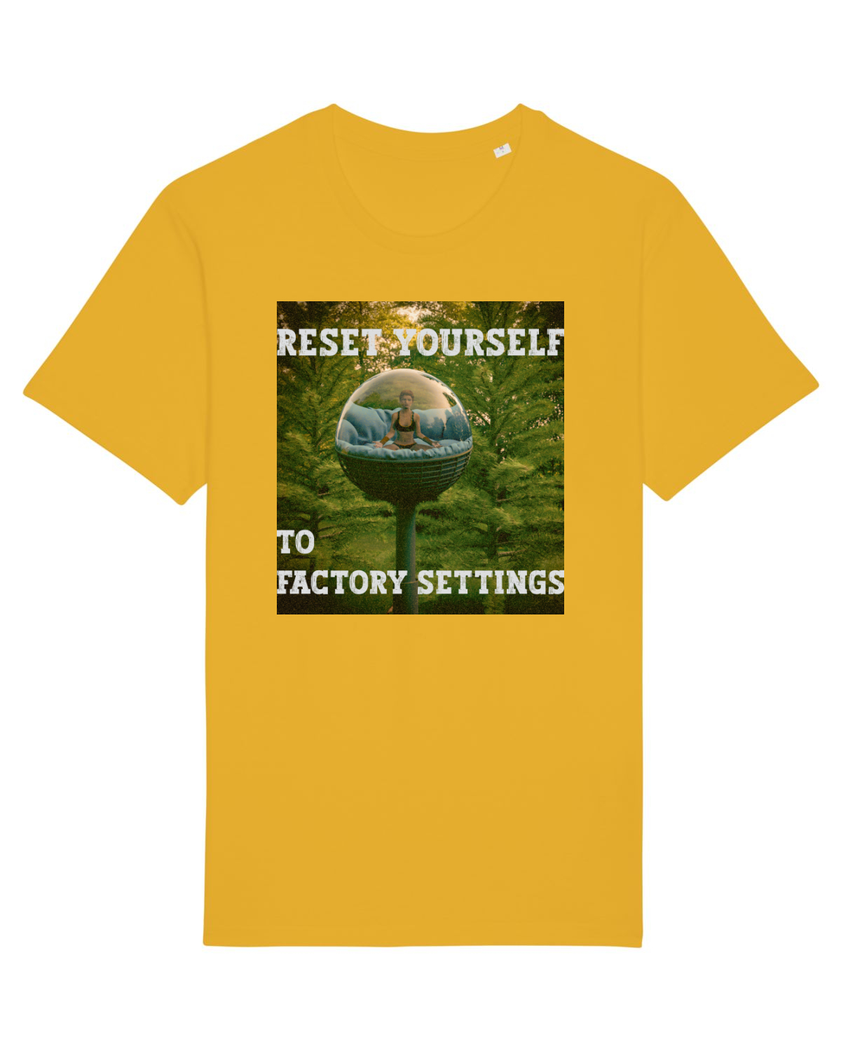 Tricou mânecă scurtă Unisex Rocker Spectra Yellow