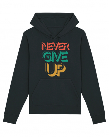 Never Give Up Black