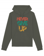 Never Give Up Hanorac Unisex Drummer