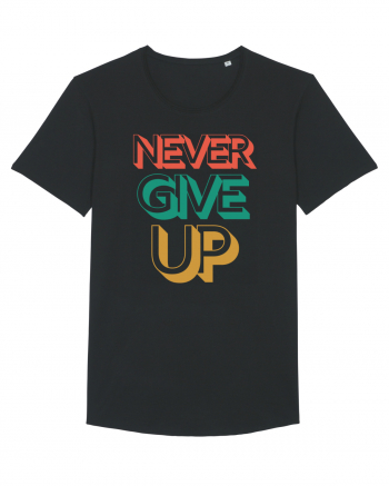 Never Give Up Black