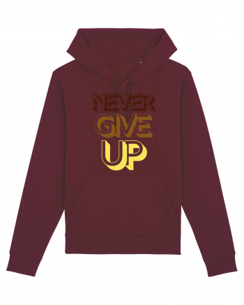 Never Give Up Burgundy