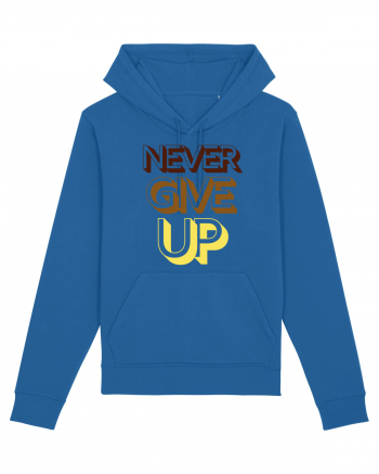 Never Give Up Royal Blue