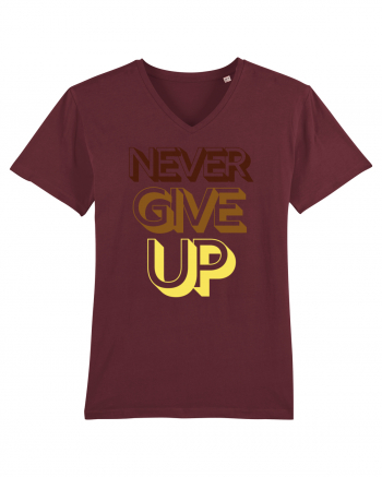 Never Give Up Burgundy