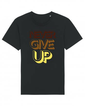 Never Give Up Black