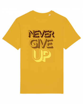 Never Give Up Spectra Yellow