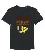 Never Give Up Tricou mânecă scurtă guler larg Bărbat Skater