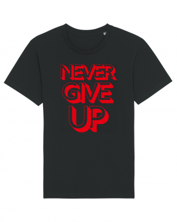 Never Give Up Black