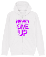 Never Give Up Hanorac cu fermoar Unisex Connector