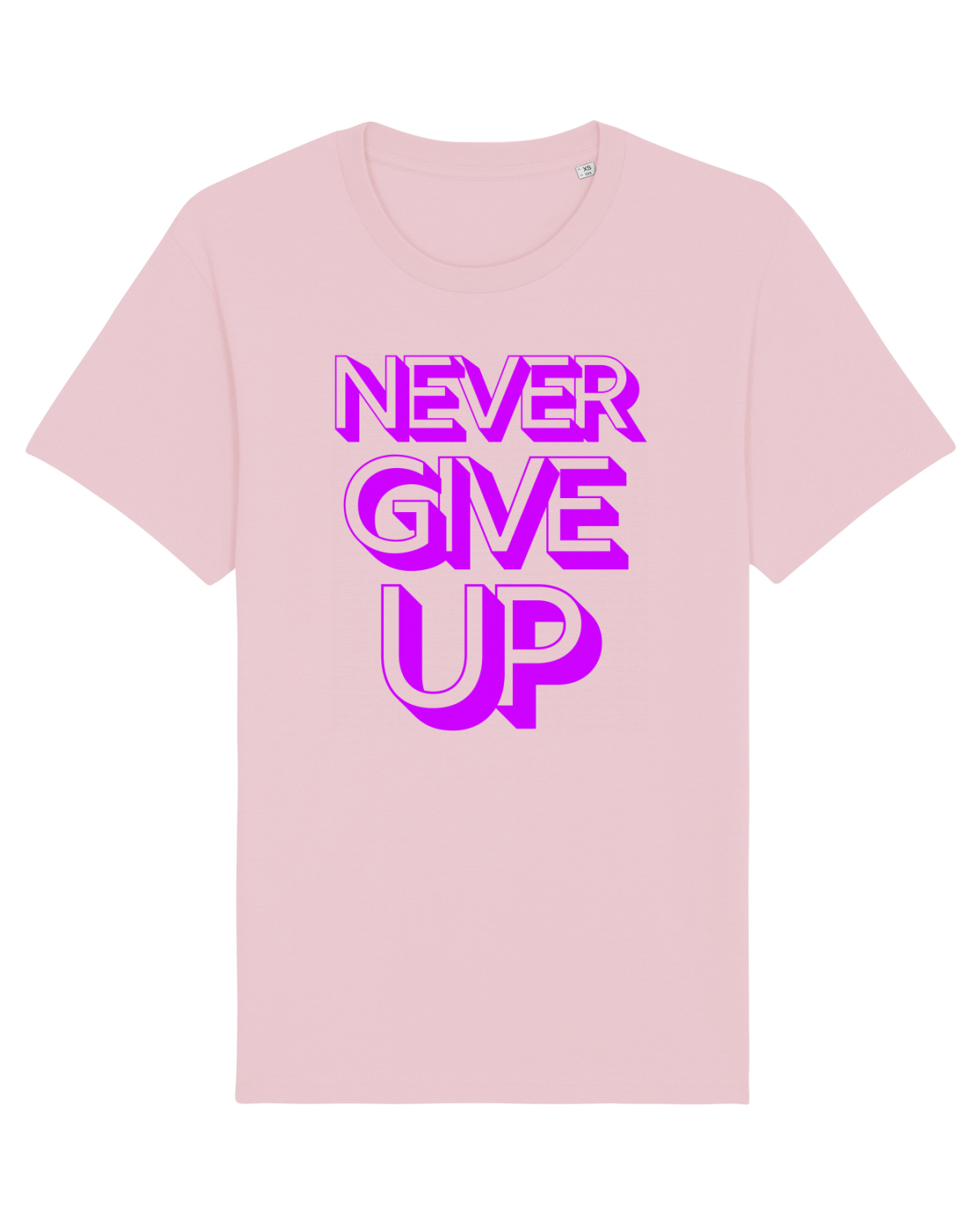 Tricou mânecă scurtă Unisex Rocker Cotton Pink