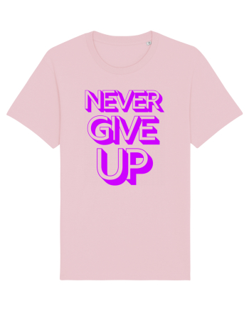 Never Give Up Cotton Pink