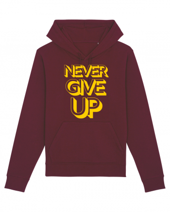 Never Give Up Burgundy