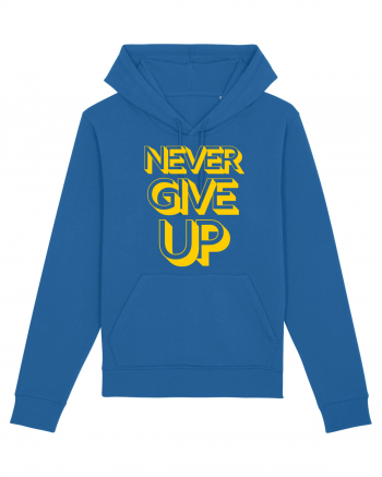 Never Give Up Royal Blue