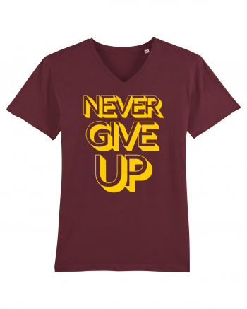 Never Give Up Burgundy